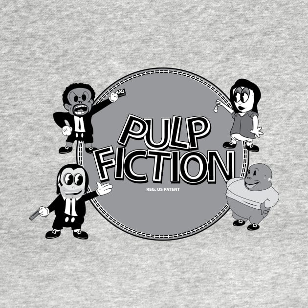 Pulp Fiction meets the Golden Age of Animation by Underdog Designs